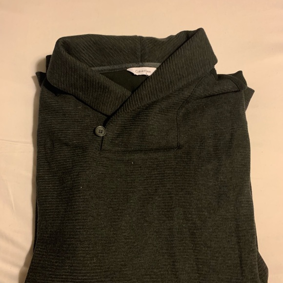 Calvin Klein Men’s Cowl Neck Sweater - Picture 2 of 3